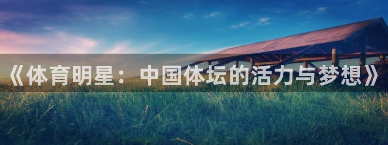 J9官网下载招商电话号码是多少：《体育明星：中国体坛