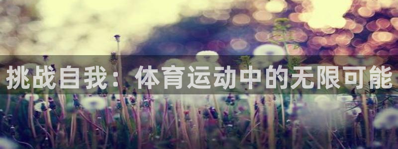 J9官方正版app官方：挑战自我：体育运动中的无限可能